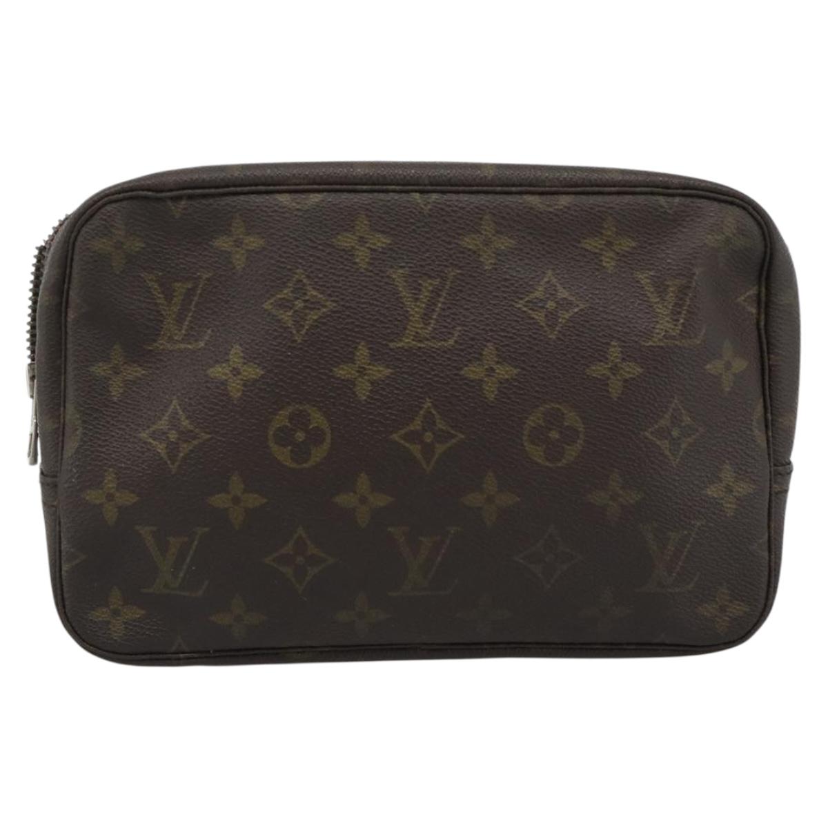 LOUIS VUITTON Monogram Trousse Toilette 23 Clutch Bag M47524 LV Auth ar14109