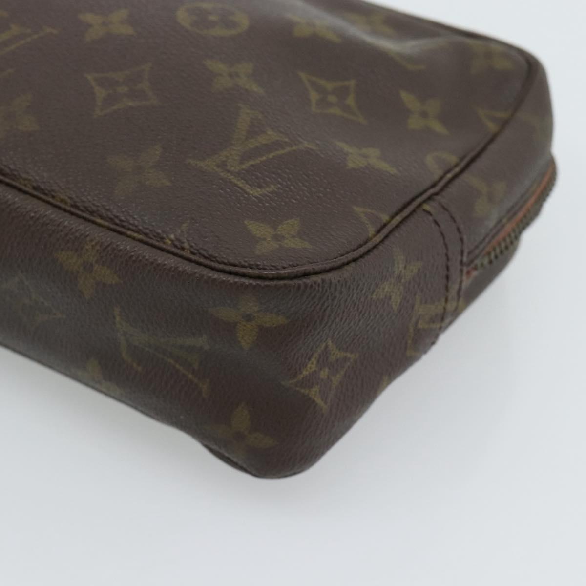 LOUIS VUITTON Monogram Trousse Toilette 23 Clutch Bag M47524 LV Auth ar14109