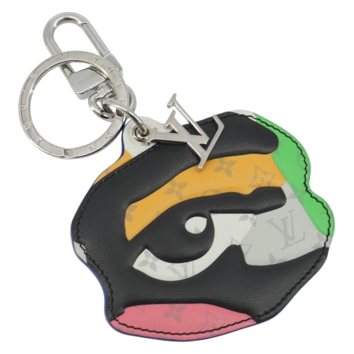 LOUIS VUITTON Monogram LV Portrait Charm M01402 LV Auth ar14111M