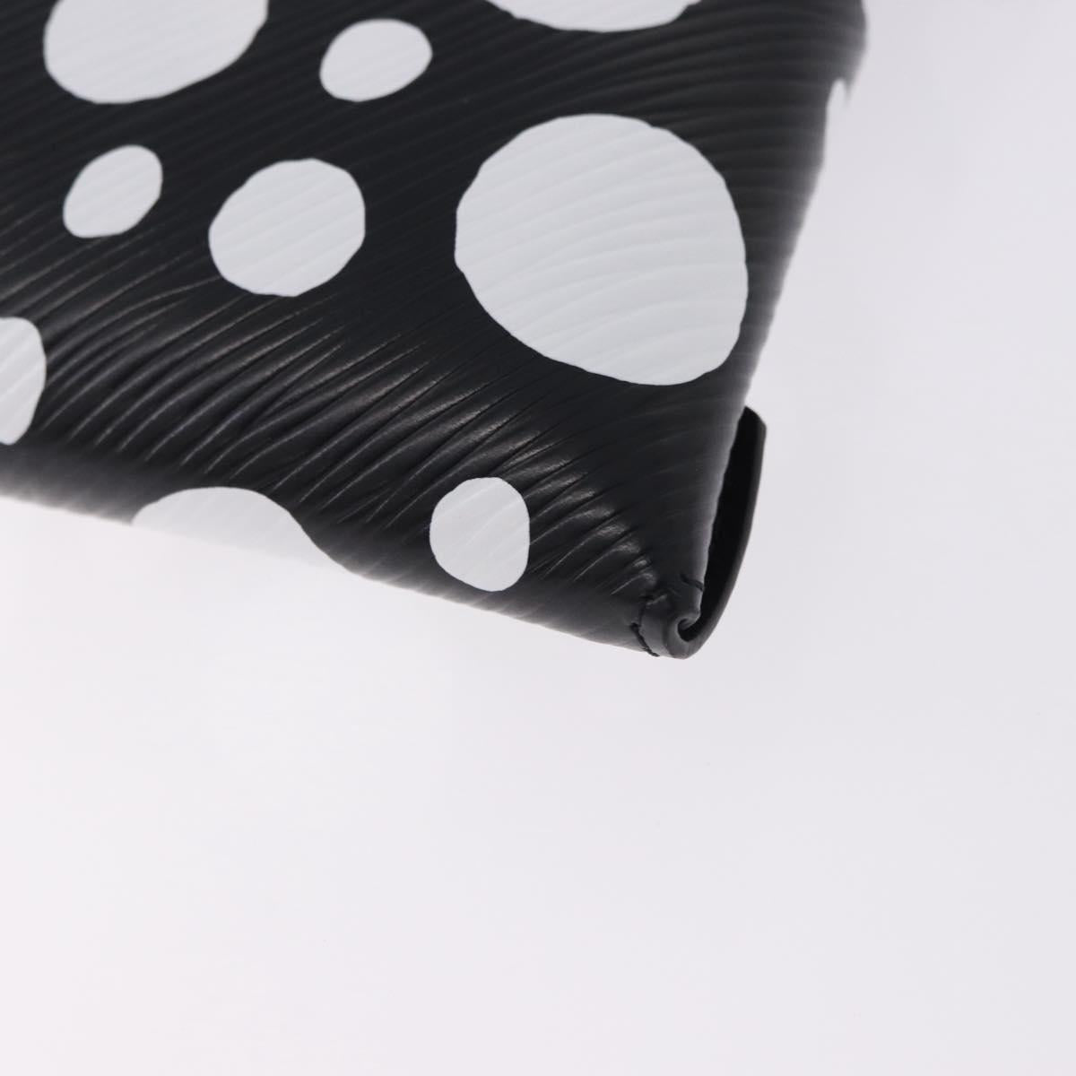 LOUIS VUITTON LVxYK Epi Pochette Kirigami Black White M81959 LV Auth ar14119M