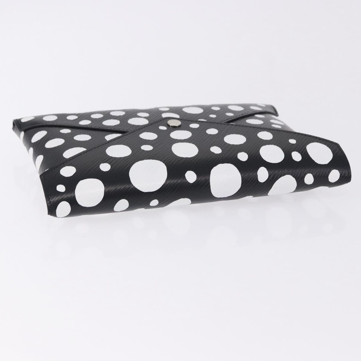 LOUIS VUITTON LVxYK Epi Pochette Kirigami Black White M81959 LV Auth ar14119M