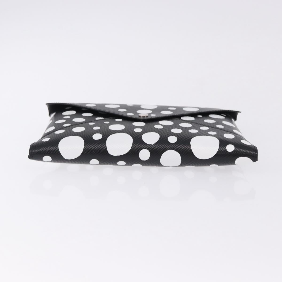 LOUIS VUITTON LVxYK Epi Pochette Kirigami Black White M81959 LV Auth ar14119M