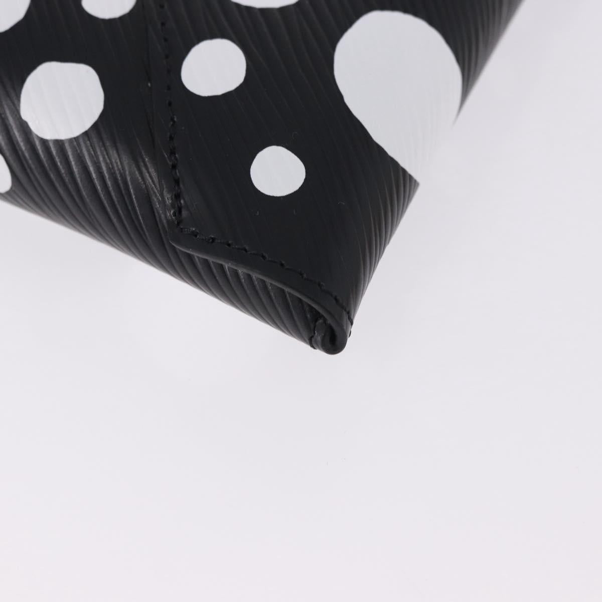 LOUIS VUITTON LVxYK Epi Pochette Kirigami Black White M81959 LV Auth ar14119M