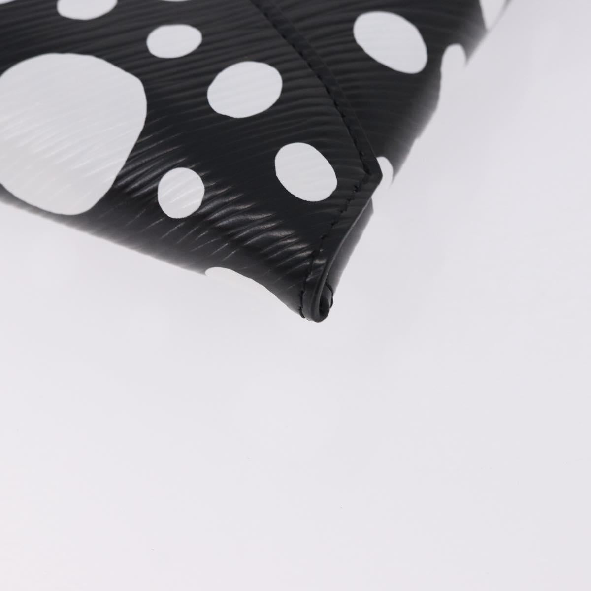 LOUIS VUITTON LVxYK Epi Pochette Kirigami Black White M81959 LV Auth ar14119M