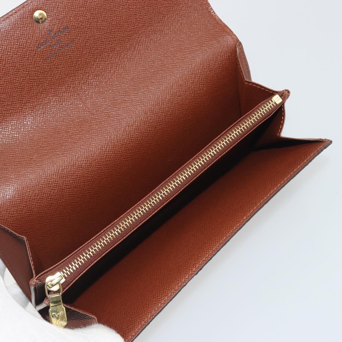 LOUIS VUITTON Monogram Portefeuille Sarah Long Wallet M60531 LV Auth ar14123