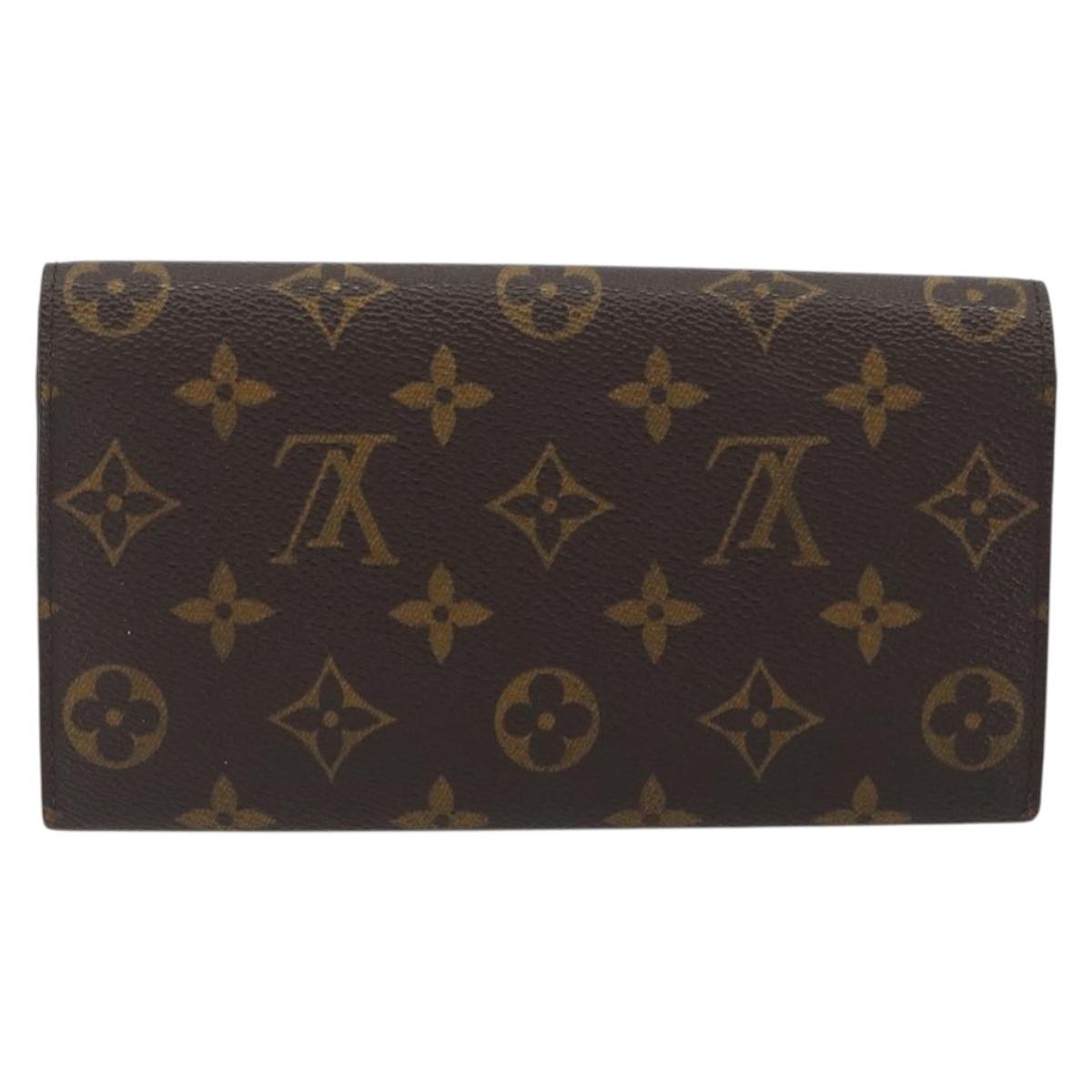 LOUIS VUITTON Monogram Portefeuille Sarah Long Wallet M60531 LV Auth ar14123