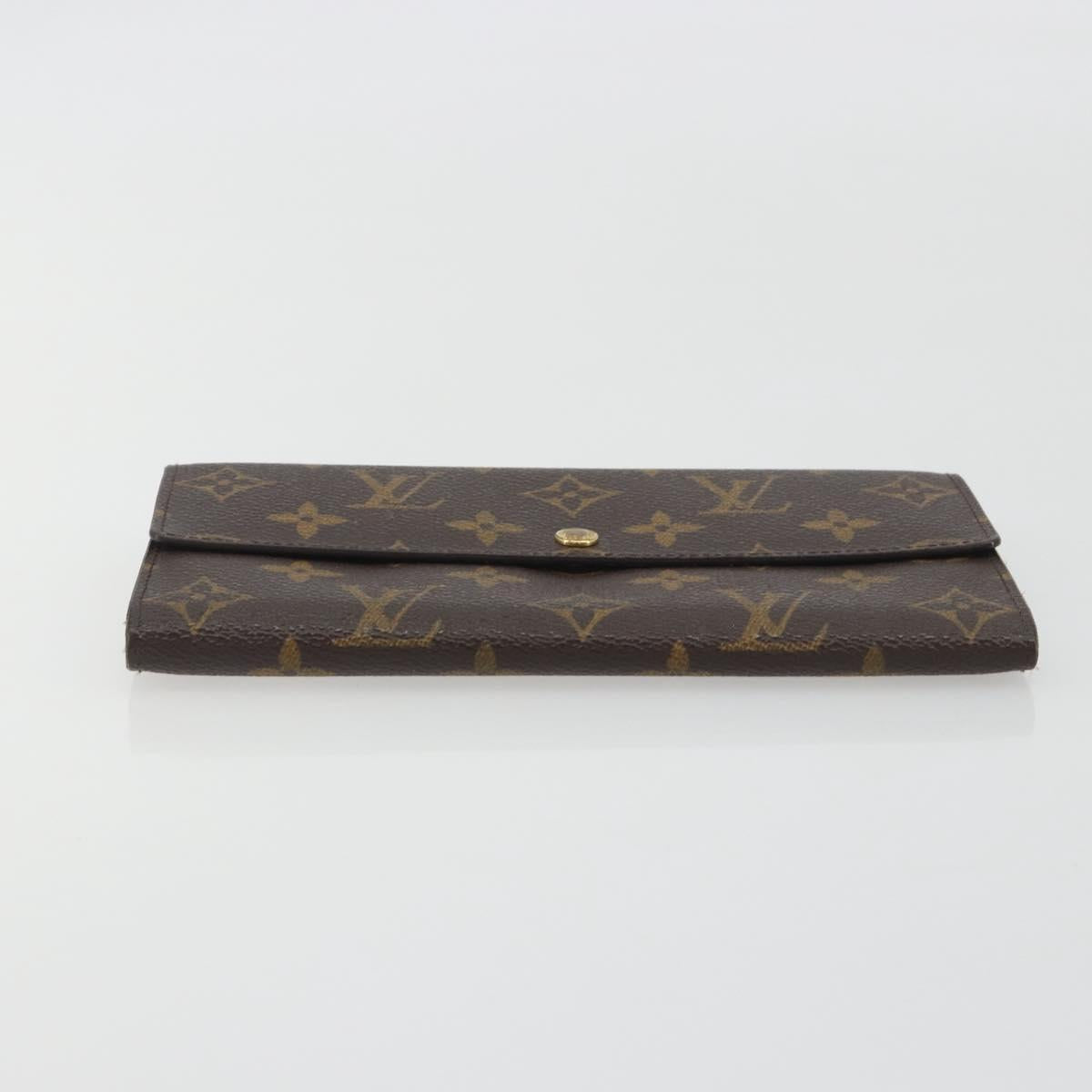LOUIS VUITTON Monogram Portefeuille Sarah Long Wallet M60531 LV Auth ar14123