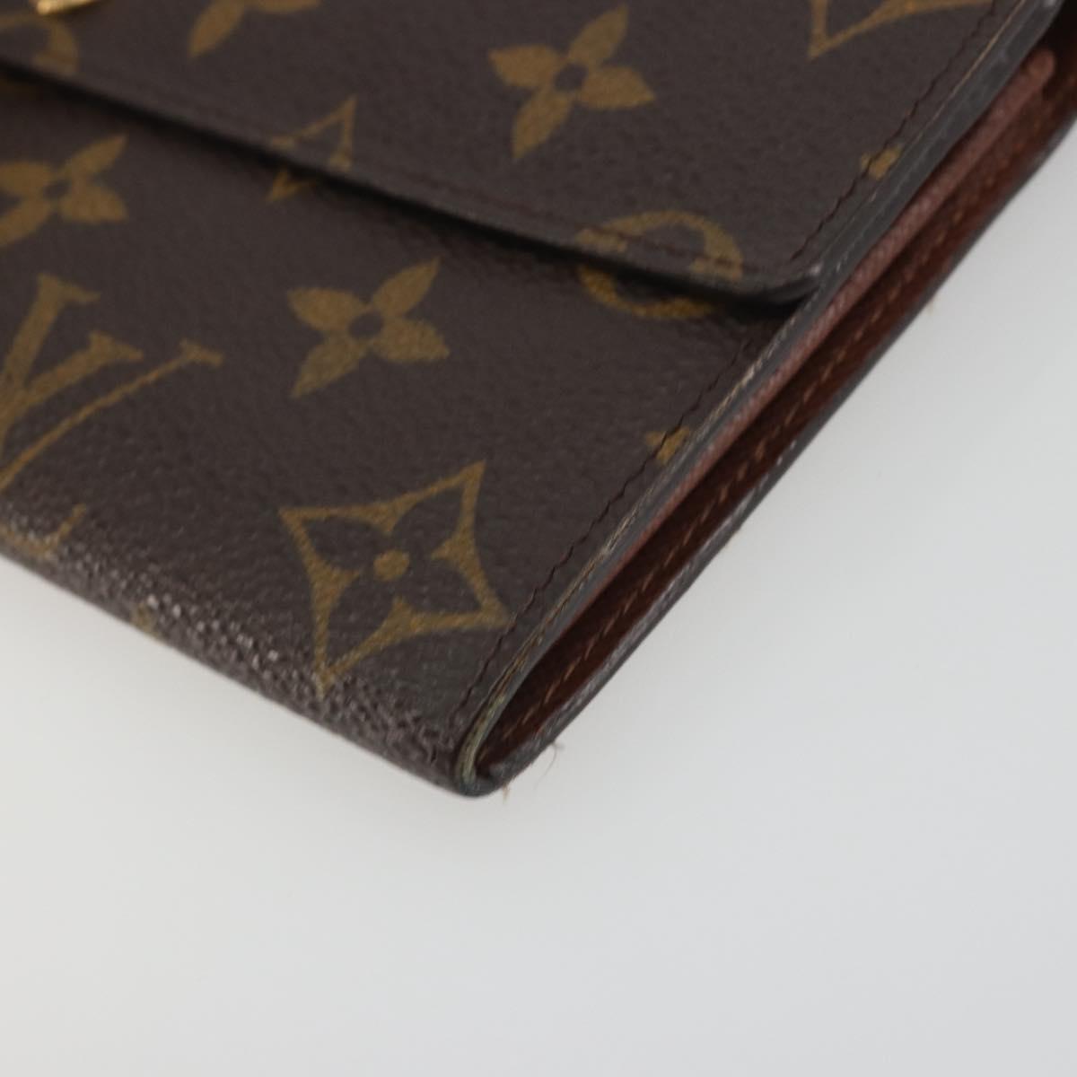 LOUIS VUITTON Monogram Portefeuille Sarah Long Wallet M60531 LV Auth ar14123