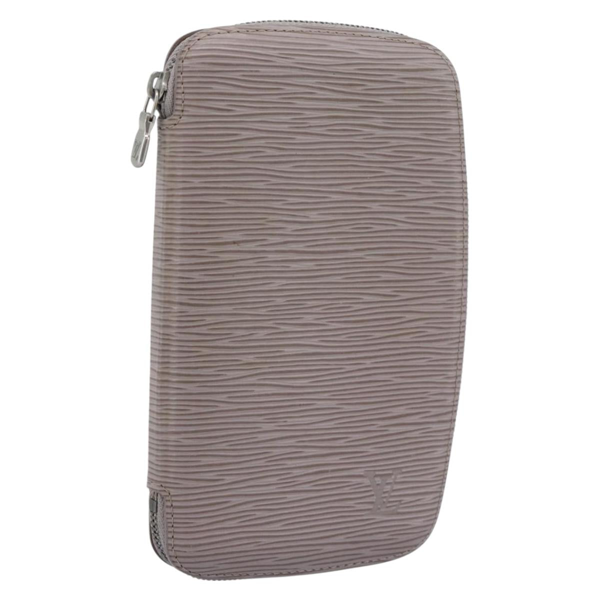 LOUIS VUITTON Epi Agenda Geod Wallet Lilac M6387B LV Auth ar14124