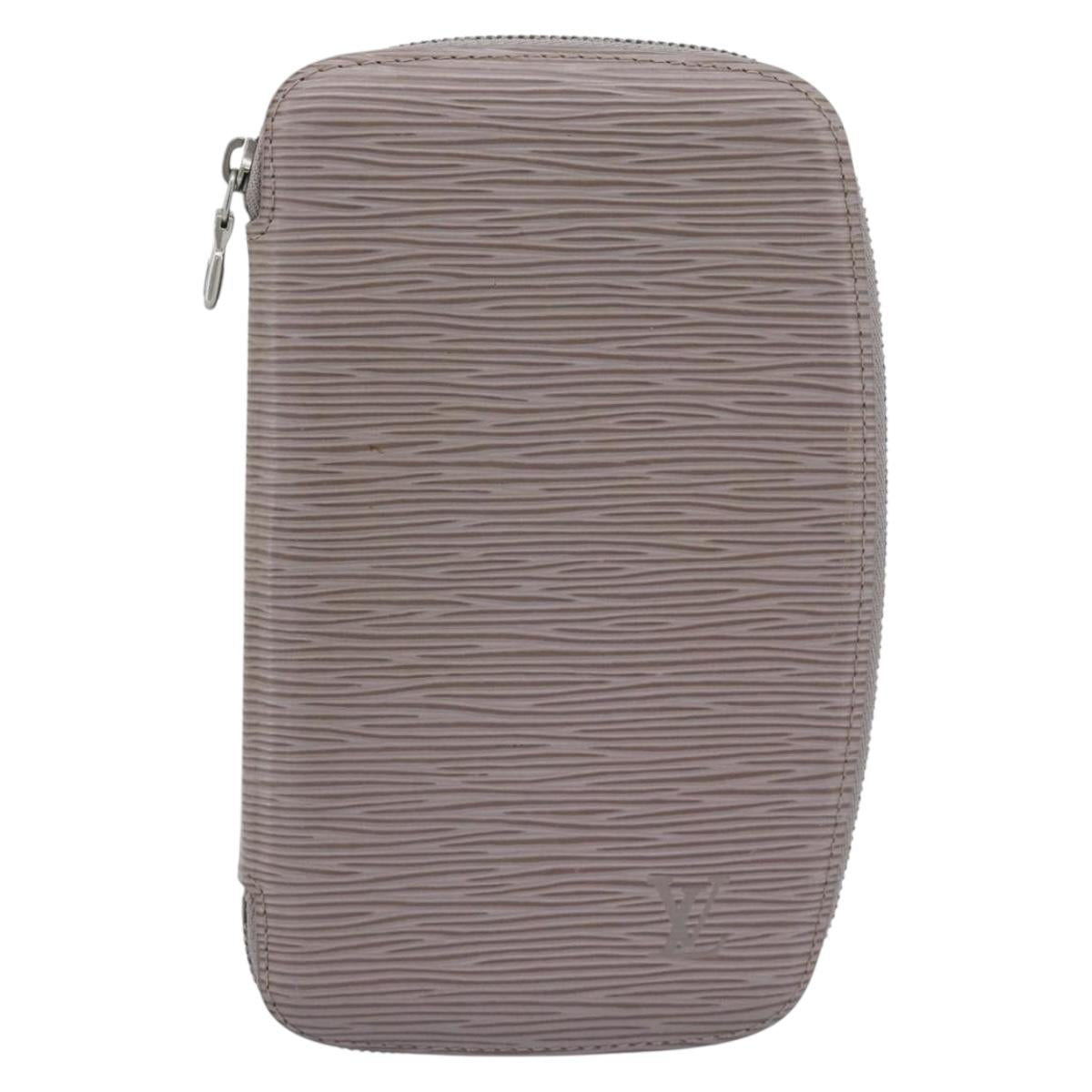 LOUIS VUITTON Epi Agenda Geod Wallet Lilac M6387B LV Auth ar14124