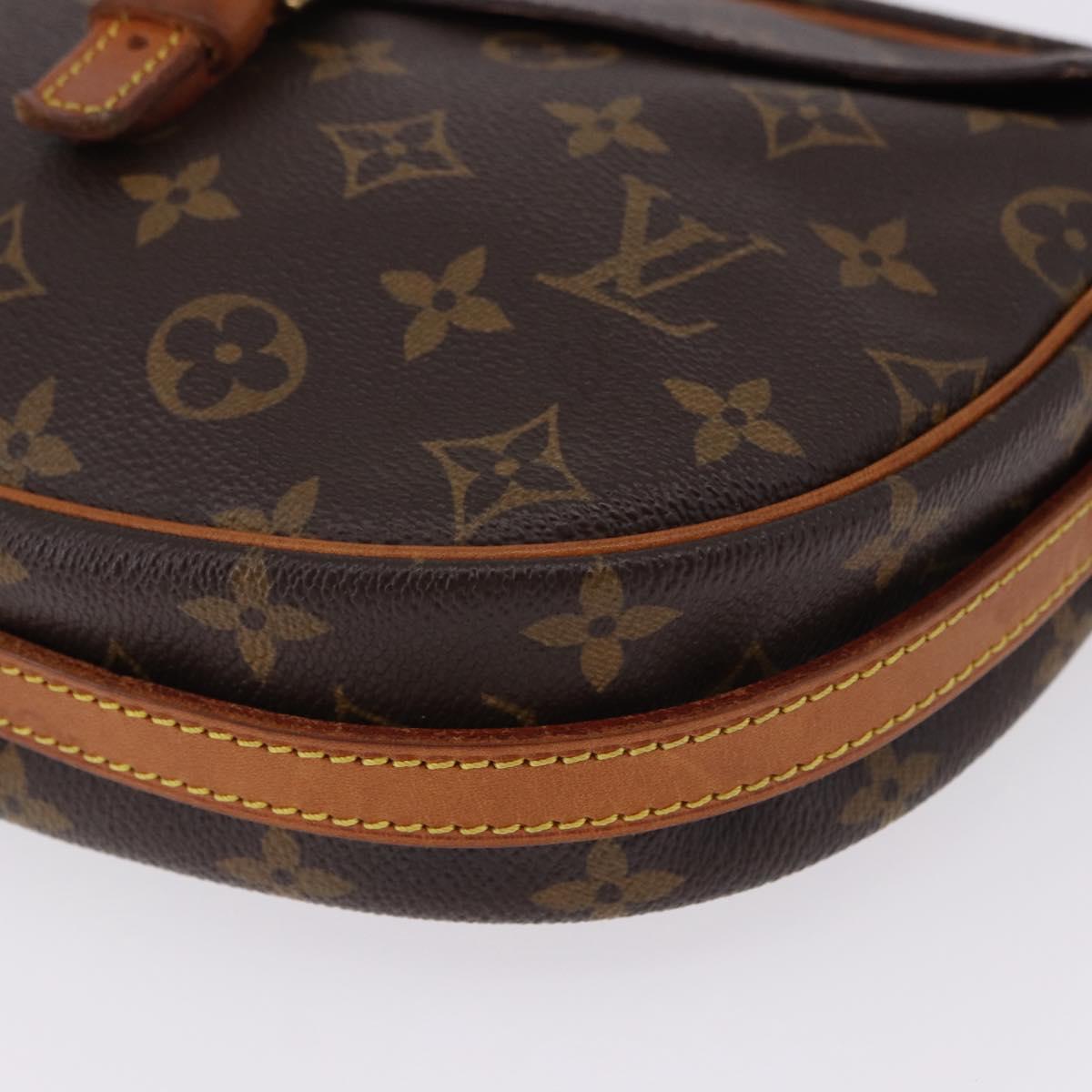 LOUIS VUITTON Monogram Jeune Fille MM Shoulder Bag M51226 LV Auth ar14126