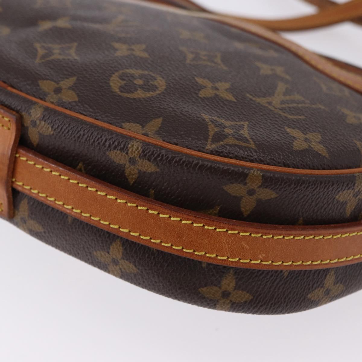 LOUIS VUITTON Monogram Jeune Fille MM Shoulder Bag M51226 LV Auth ar14126
