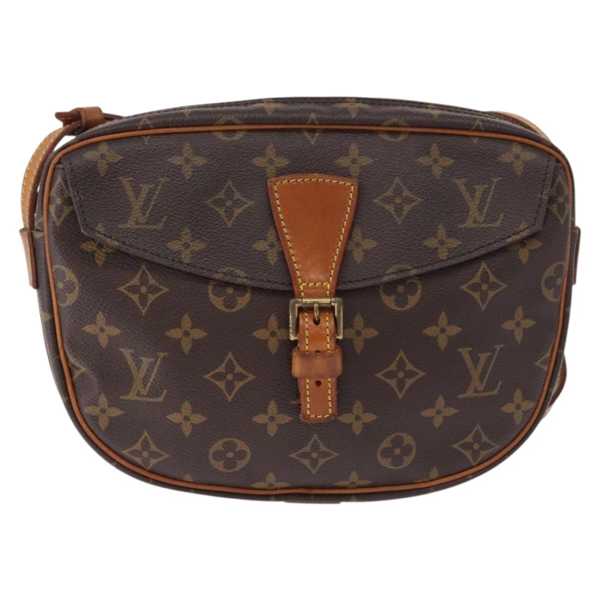 LOUIS VUITTON Monogram Jeune Fille MM Shoulder Bag M51226 LV Auth ar14126