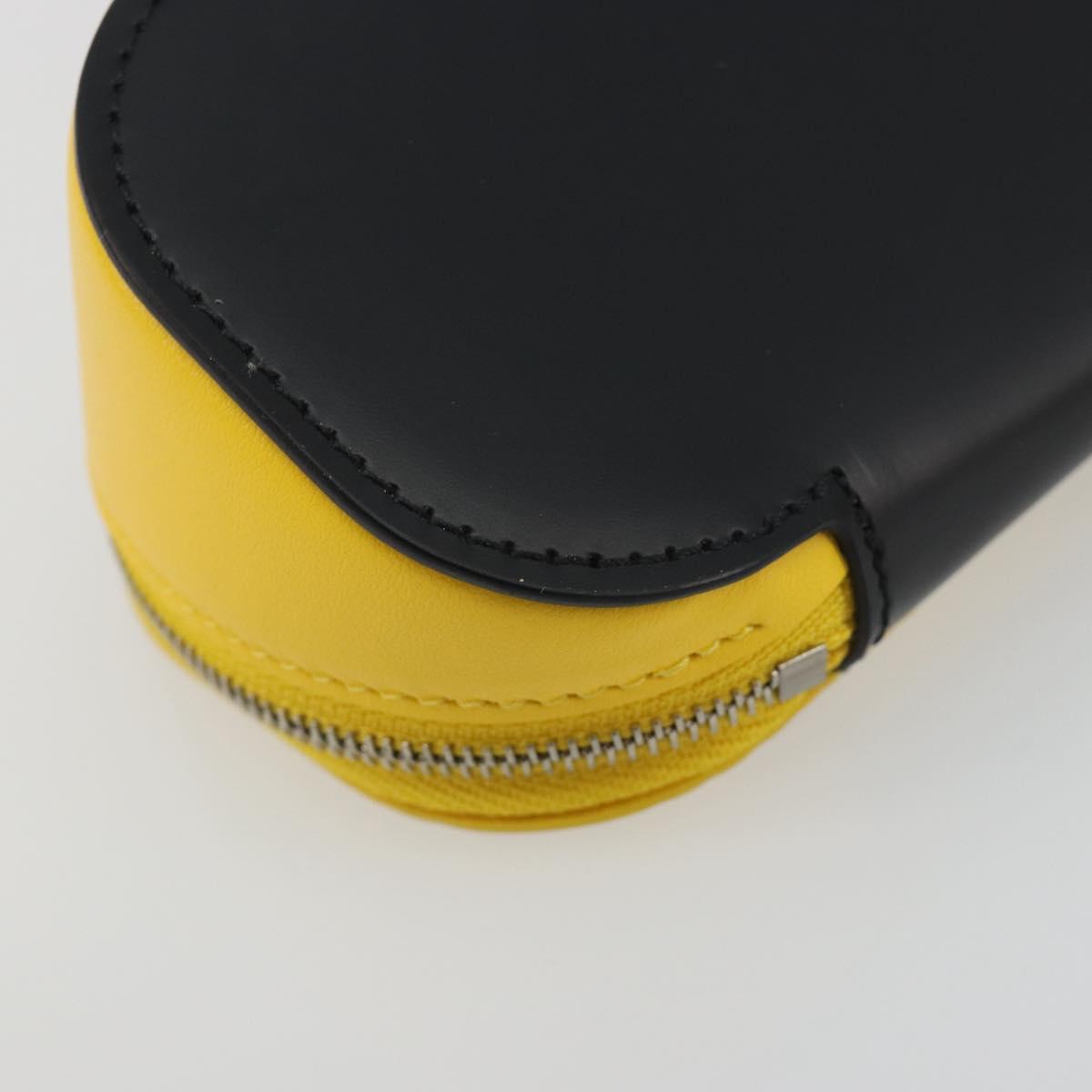 LOUIS VUITTON LV × YK Epi Etui Lunette GM Yellow Black GI0882 LV Auth ar14131SM