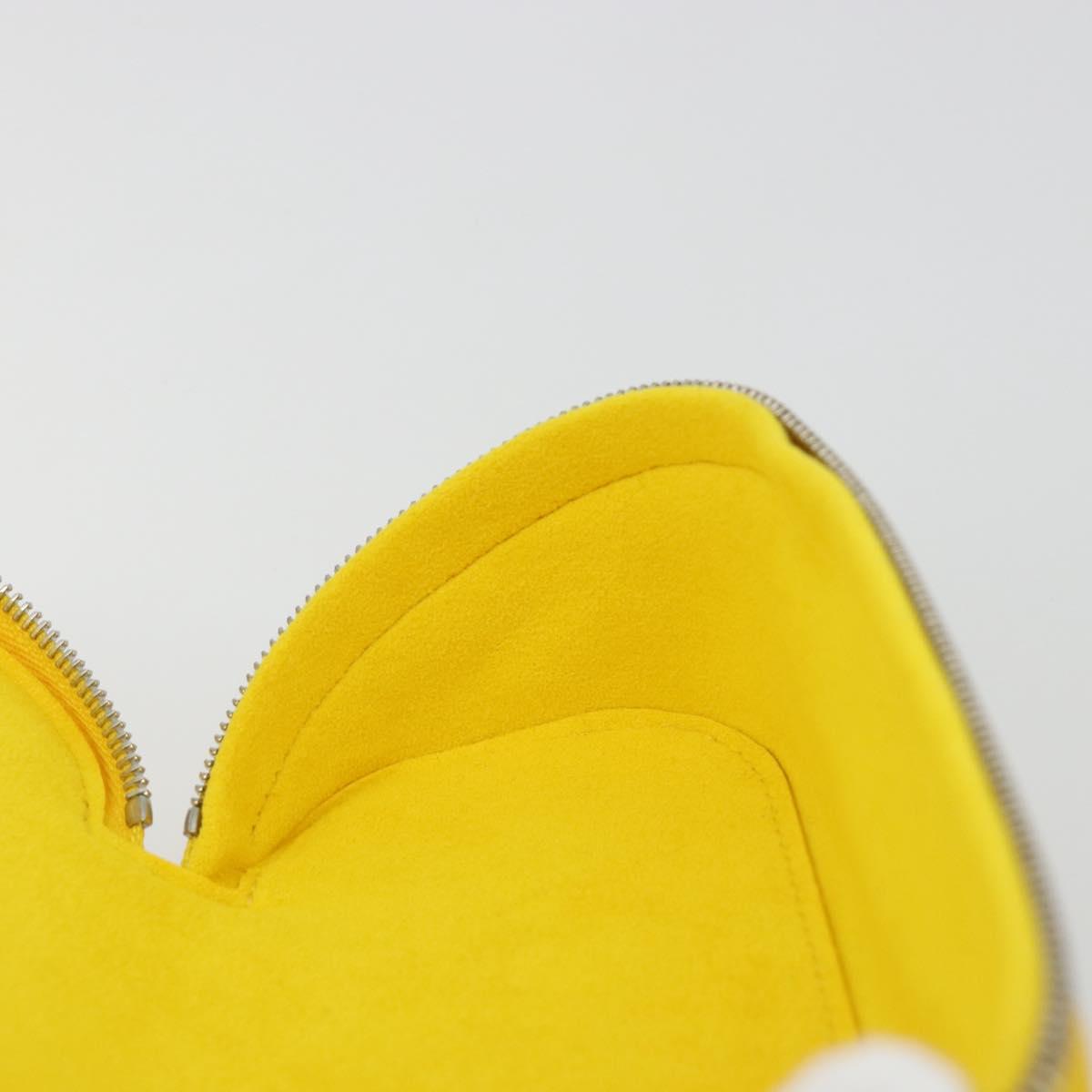 LOUIS VUITTON LV × YK Epi Etui Lunette GM Yellow Black GI0882 LV Auth ar14131SM