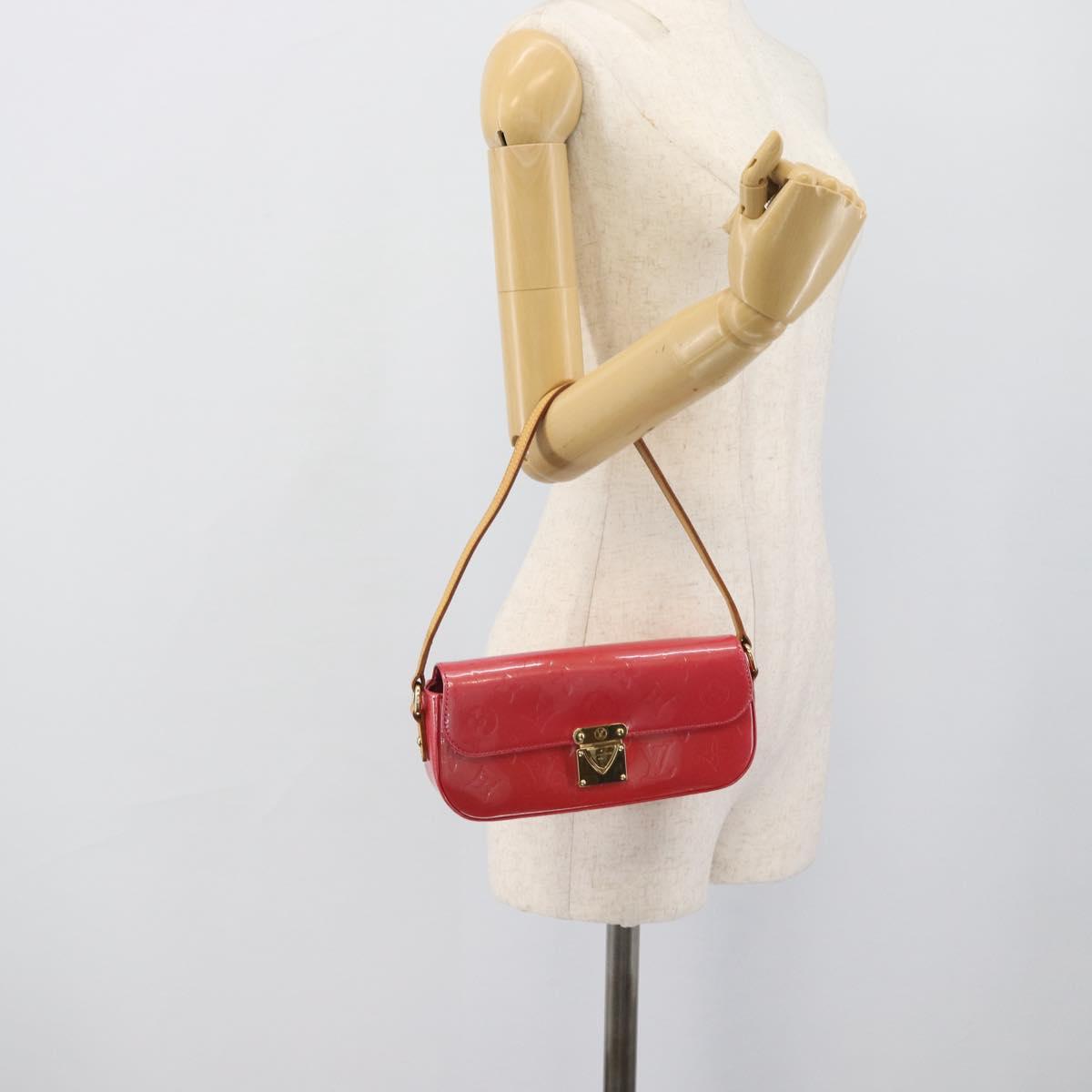 LOUIS VUITTON Vernis Malibu Street Shoulder Bag Fran Boise M9150F Auth ar14132V