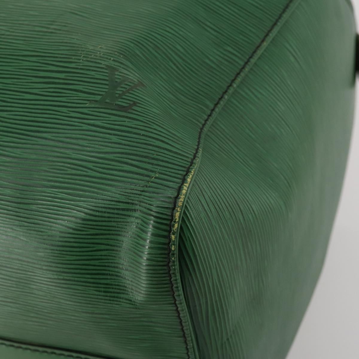 LOUIS VUITTON Epi Keepall 50 Boston Bag Green M42964 LV Auth ar14144