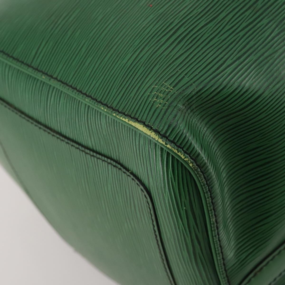 LOUIS VUITTON Epi Keepall 50 Boston Bag Green M42964 LV Auth ar14144