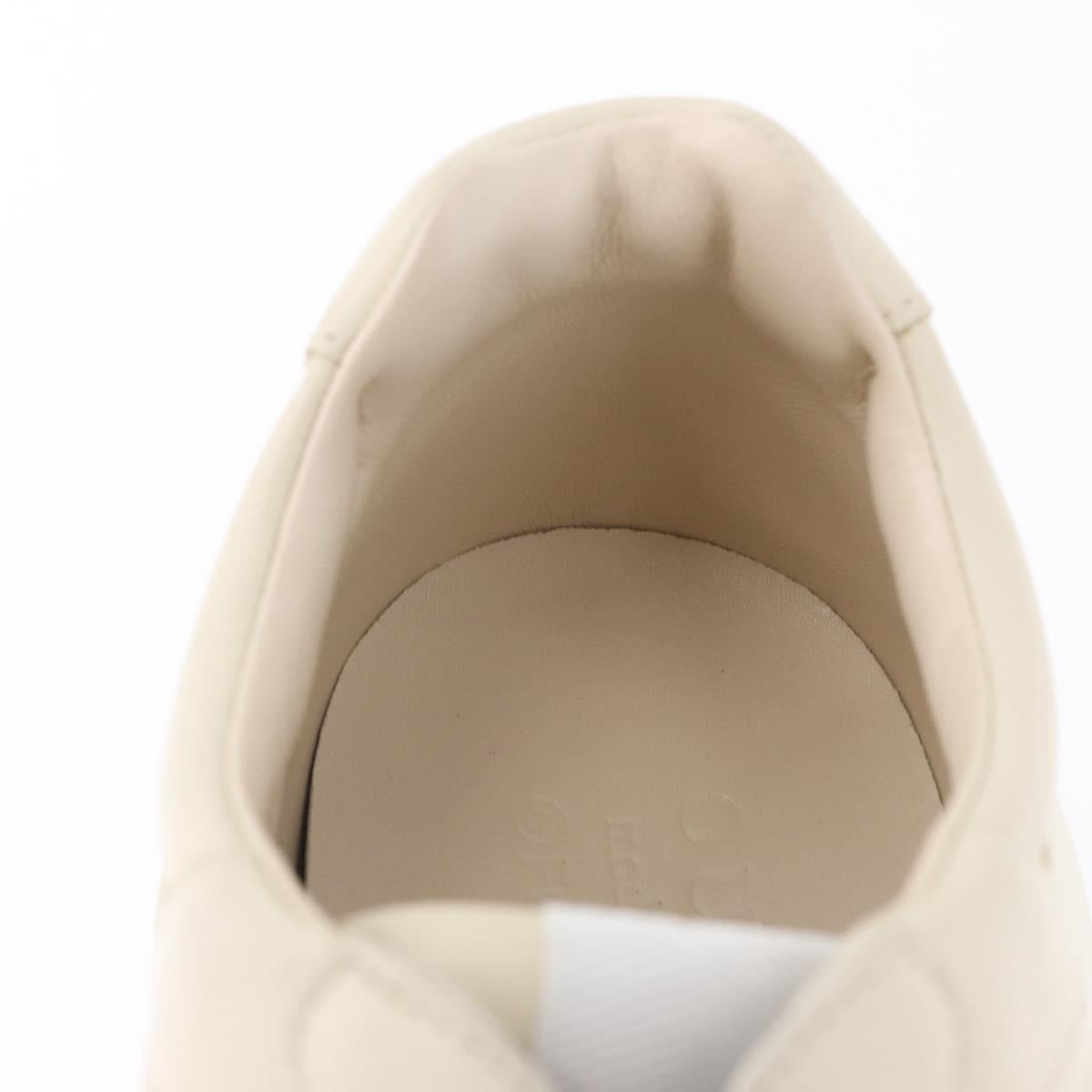 GUCCI Doraemon Sneakers Leather White Blue 655025 Auth ar14148M