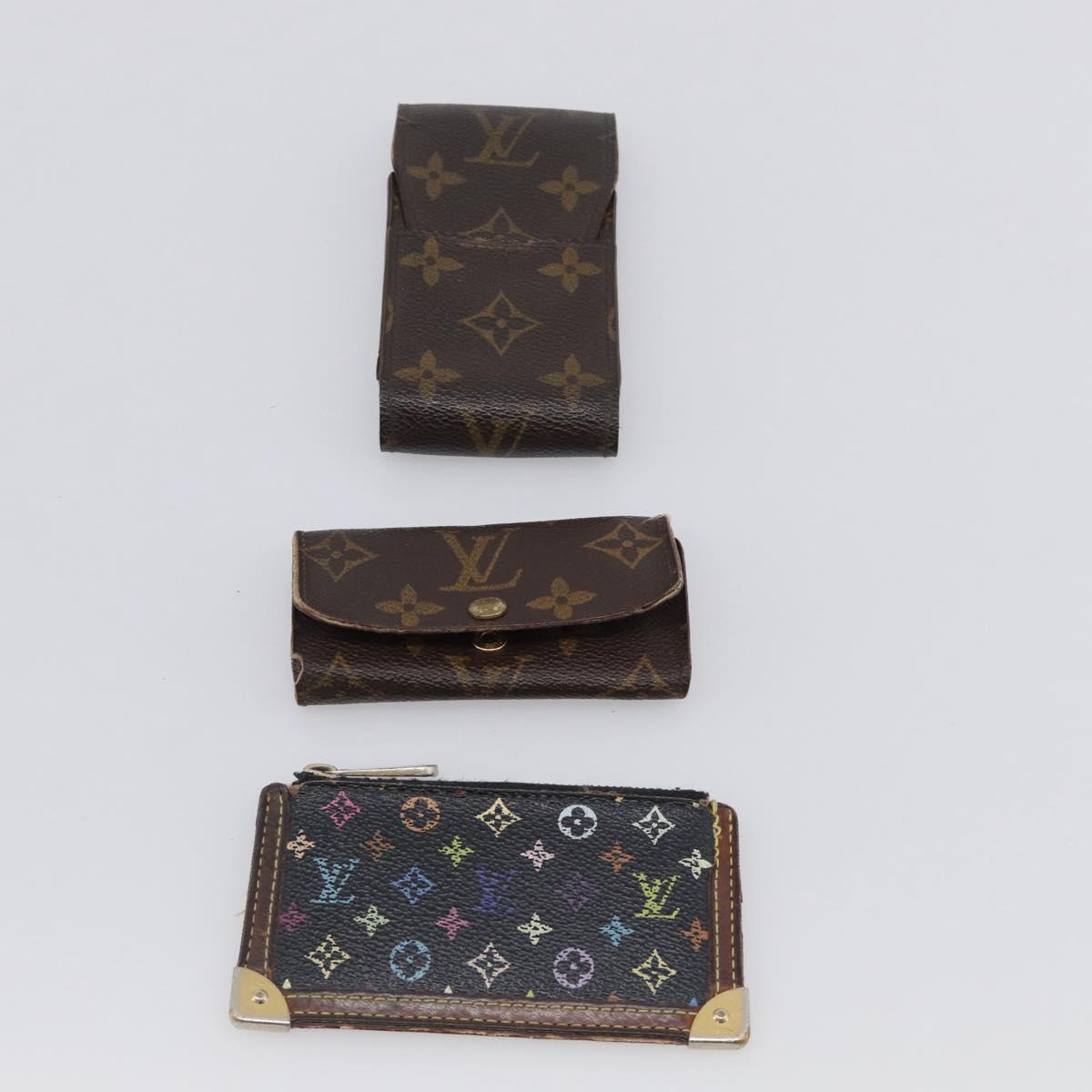 LOUIS VUITTON Monogram Damier Epi Coin Key Case Wallet 9 Set LV Auth ar14155