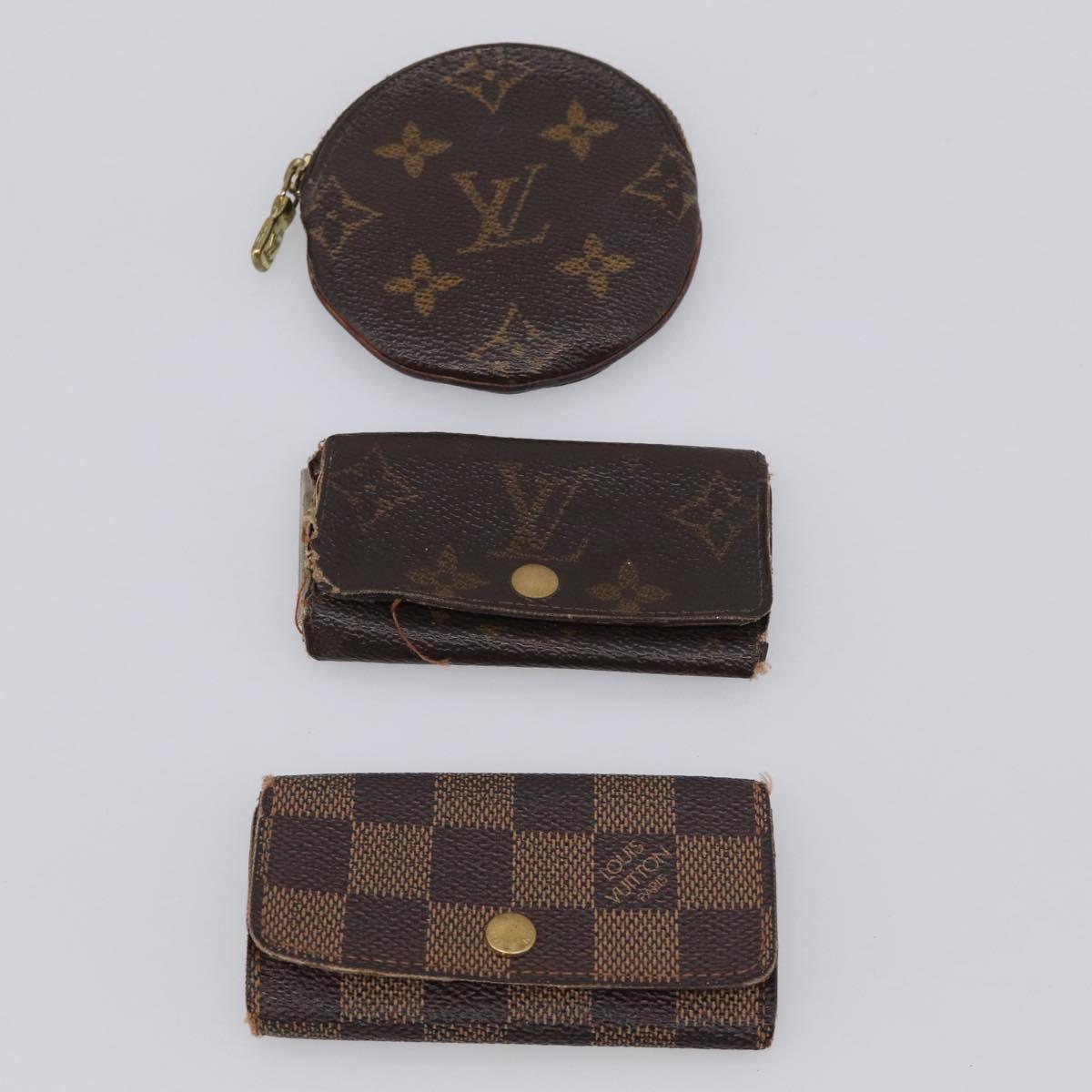 LOUIS VUITTON Monogram Damier Epi Coin Key Case Wallet 9 Set LV Auth ar14155