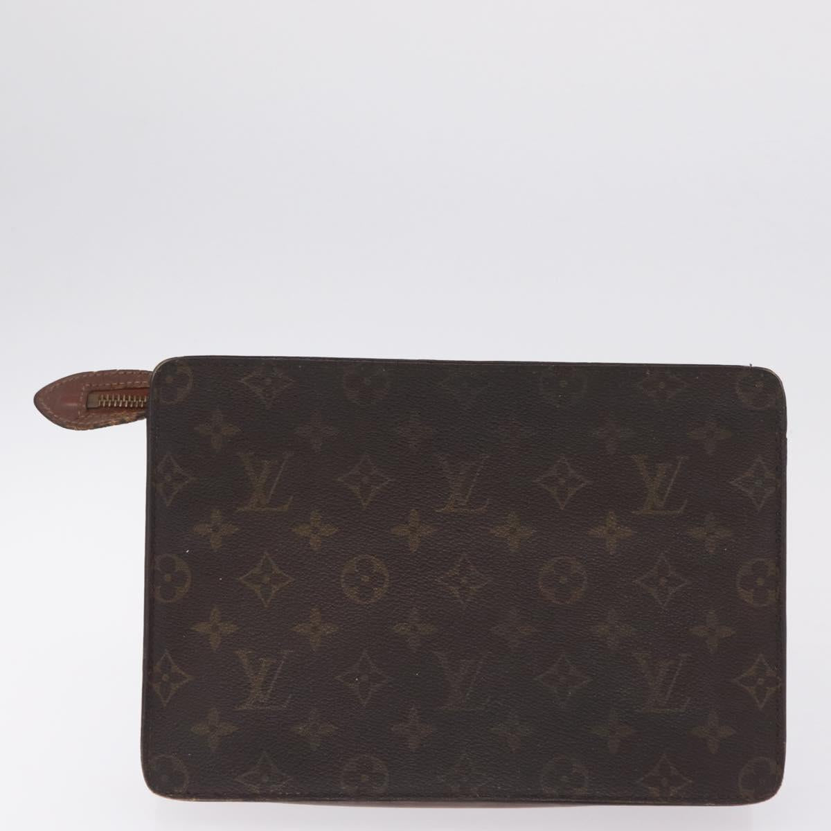 LOUIS VUITTON Monogram Clutch Bag 3 Set LV Auth ar14156