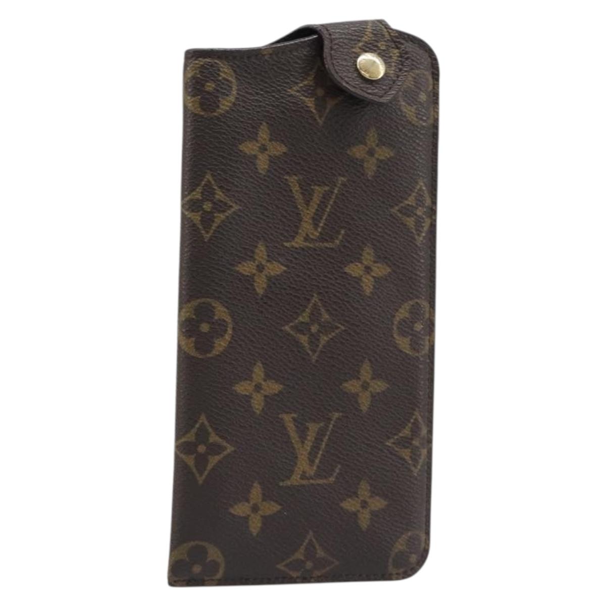 LOUIS VUITTON Monogram Etui lunet MM Glasses Case M66544 LV Auth ar14171V