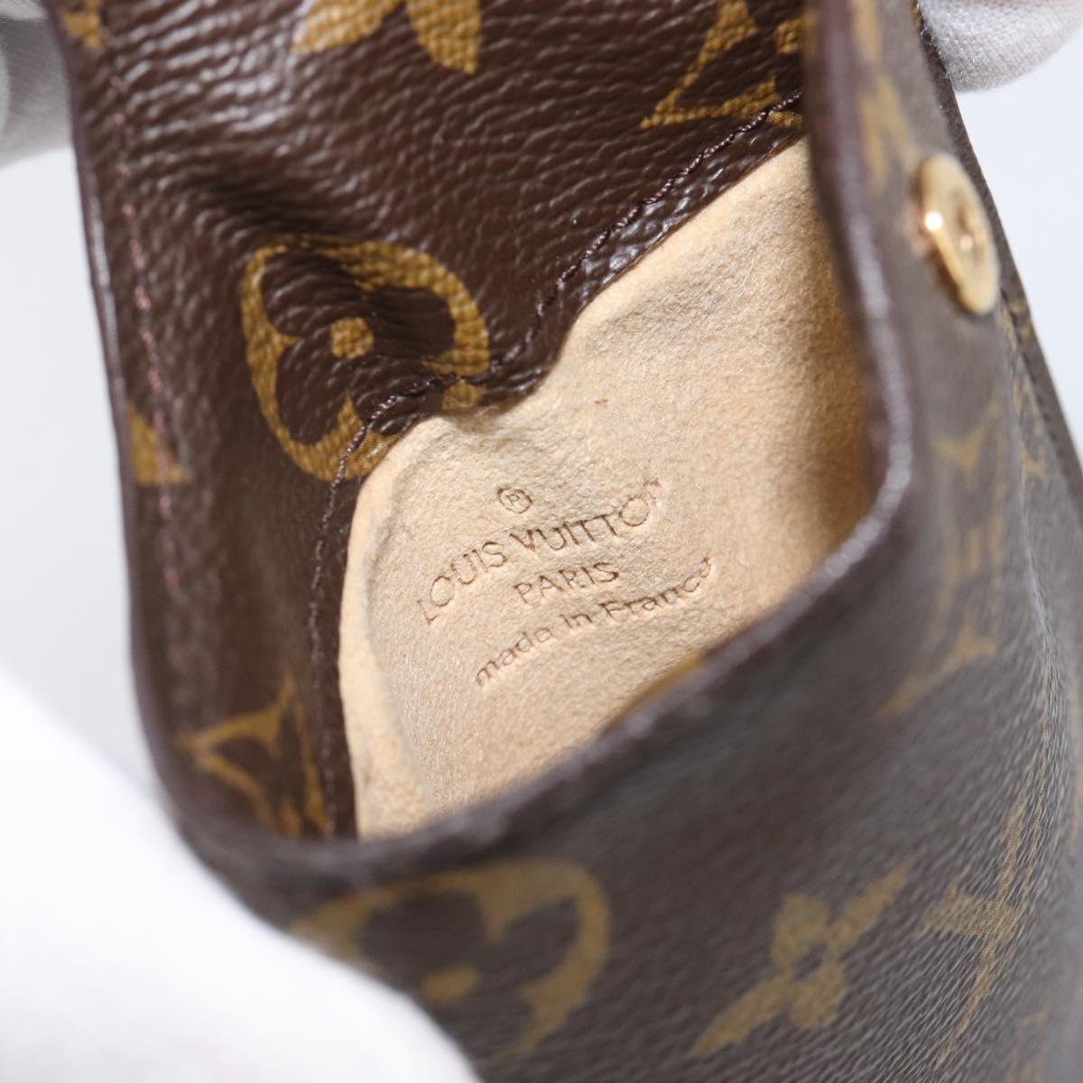 LOUIS VUITTON Monogram Etui lunet MM Glasses Case M66544 LV Auth ar14171V