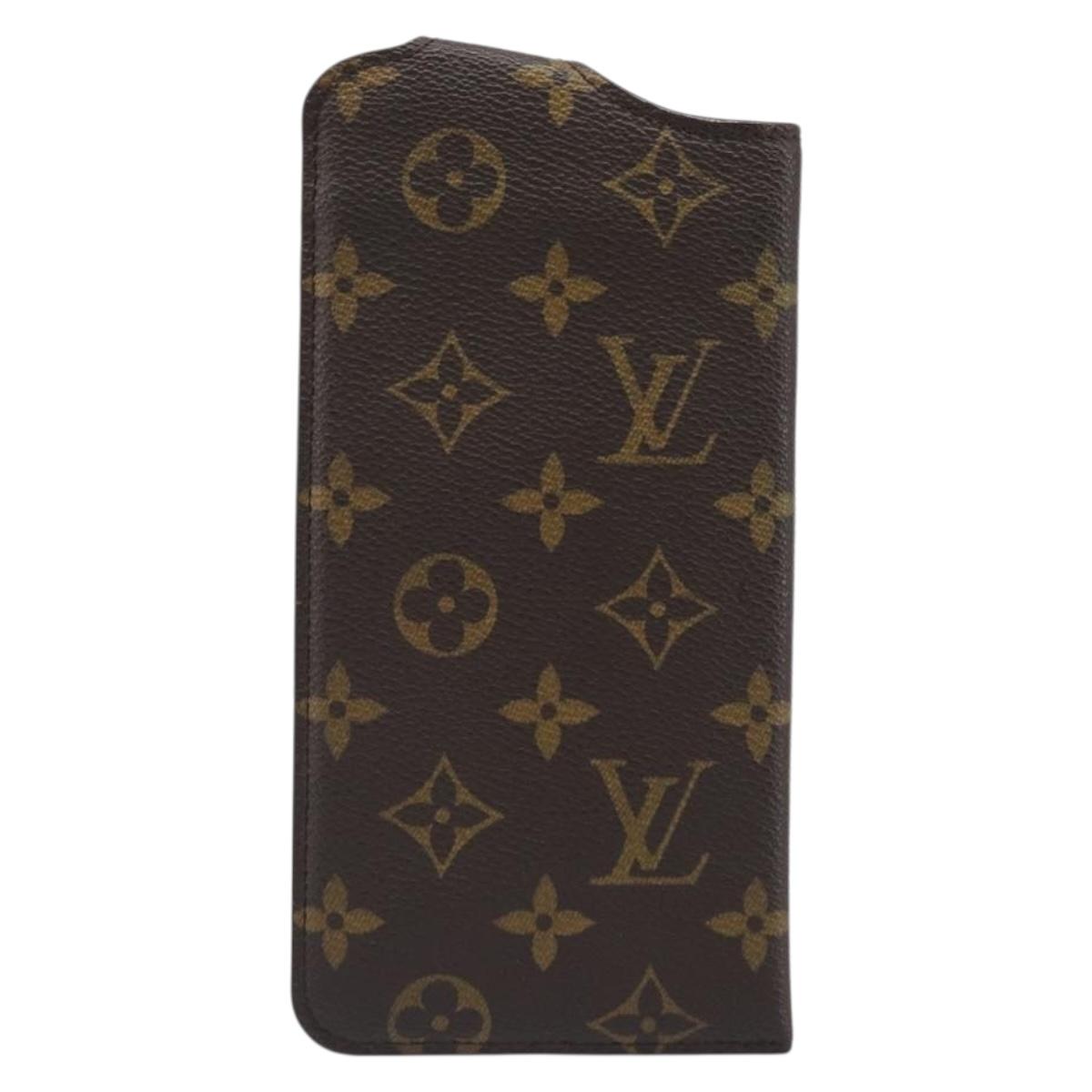 LOUIS VUITTON Monogram Etui lunet MM Glasses Case M66544 LV Auth ar14171V
