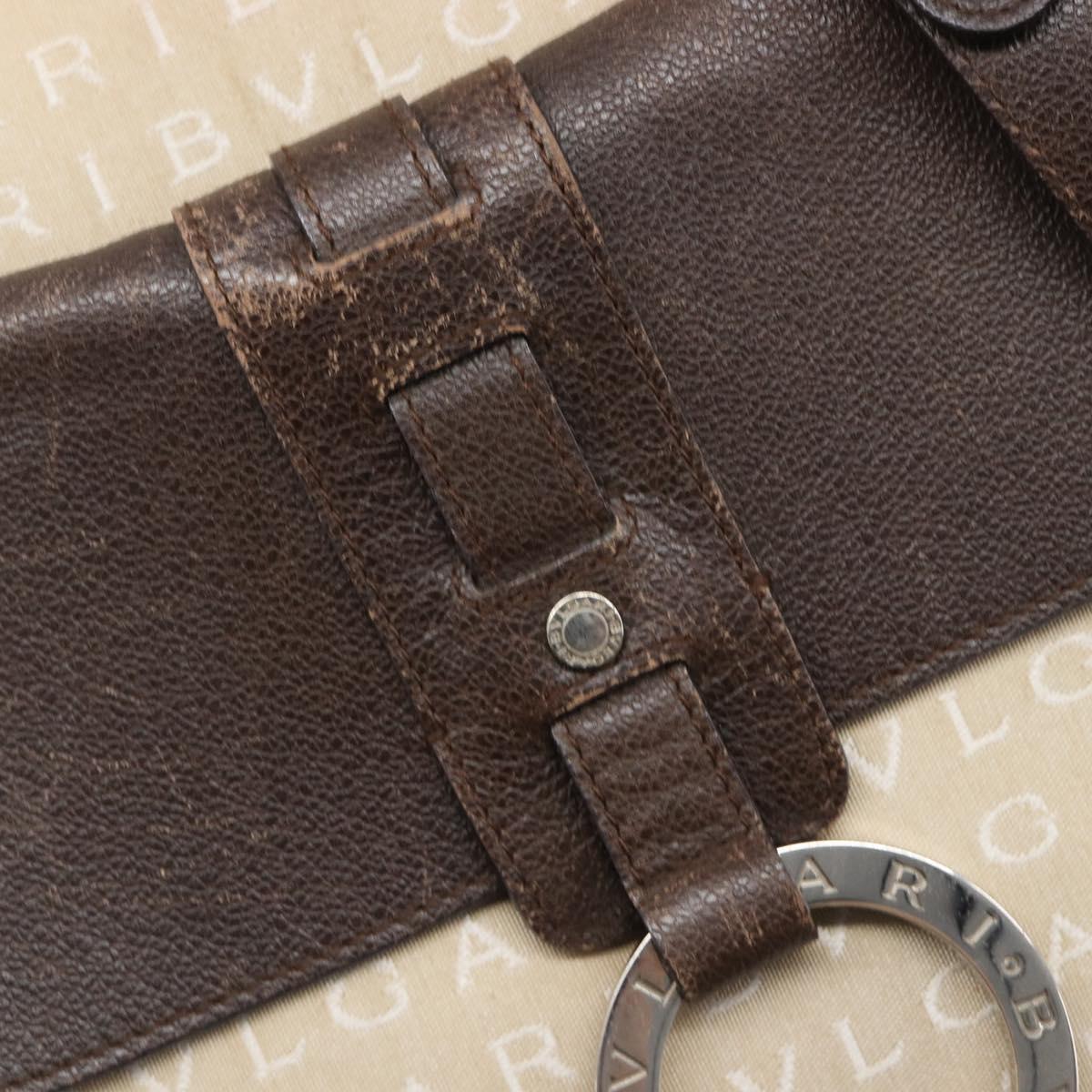 BVLGARI Tote Bag Canvas Beige Silver Auth ar14179