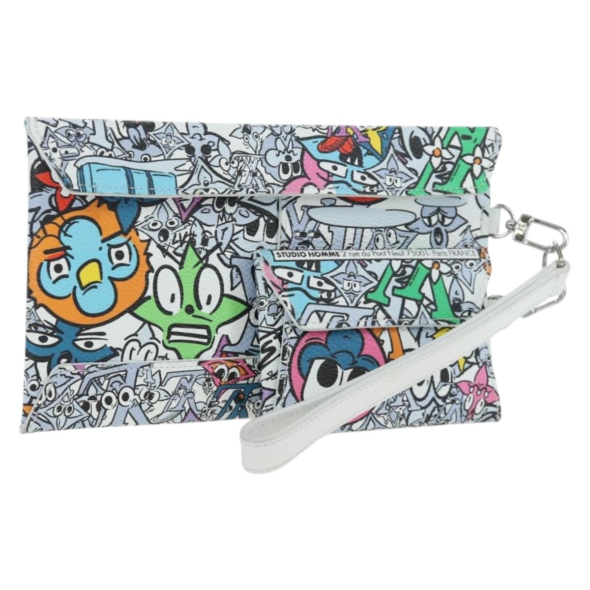 LOUIS VUITTON Monogram Comics Trio Anvelope Multicolor M82014 LV Auth ar14187V