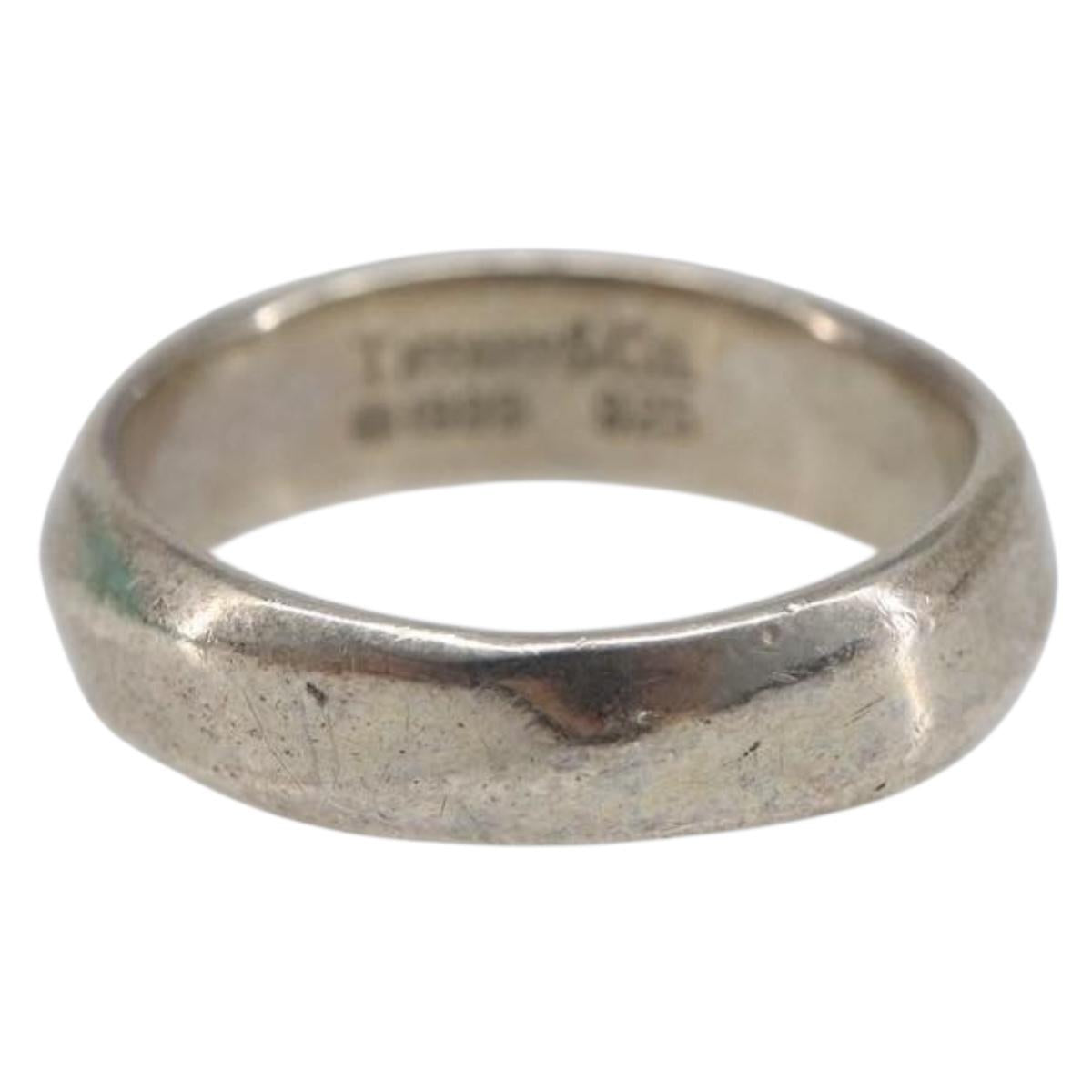 TIFFANY&Co. Ring Ag925 Silver Auth ar14214