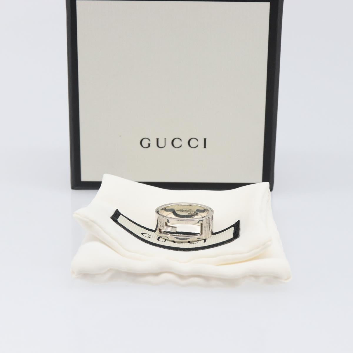 GUCCI Ring Ag925 Silver Auth ar14218