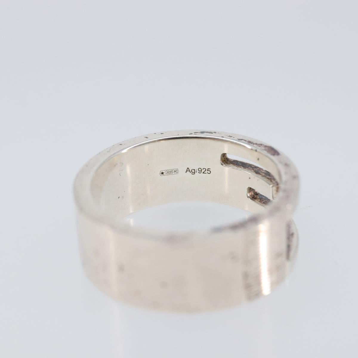 GUCCI Ring Ag925 Silver Auth ar14218