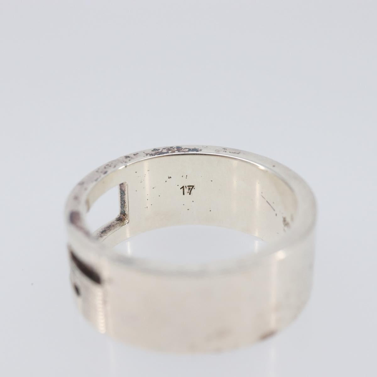 GUCCI Ring Ag925 Silver Auth ar14218