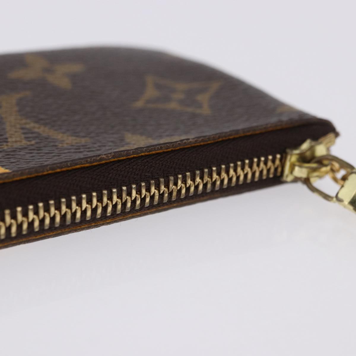 LOUIS VUITTON Monogram Groom Pochette Cles Coin Purse Jaune M60033 Auth ar14221A