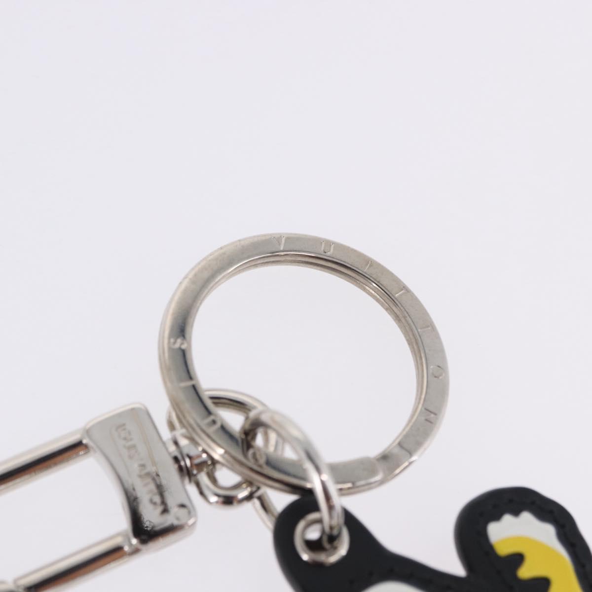LOUIS VUITTON LV MADE Porte Cles Tiger Charm Leather Yellow MP3221 Auth ar14222M