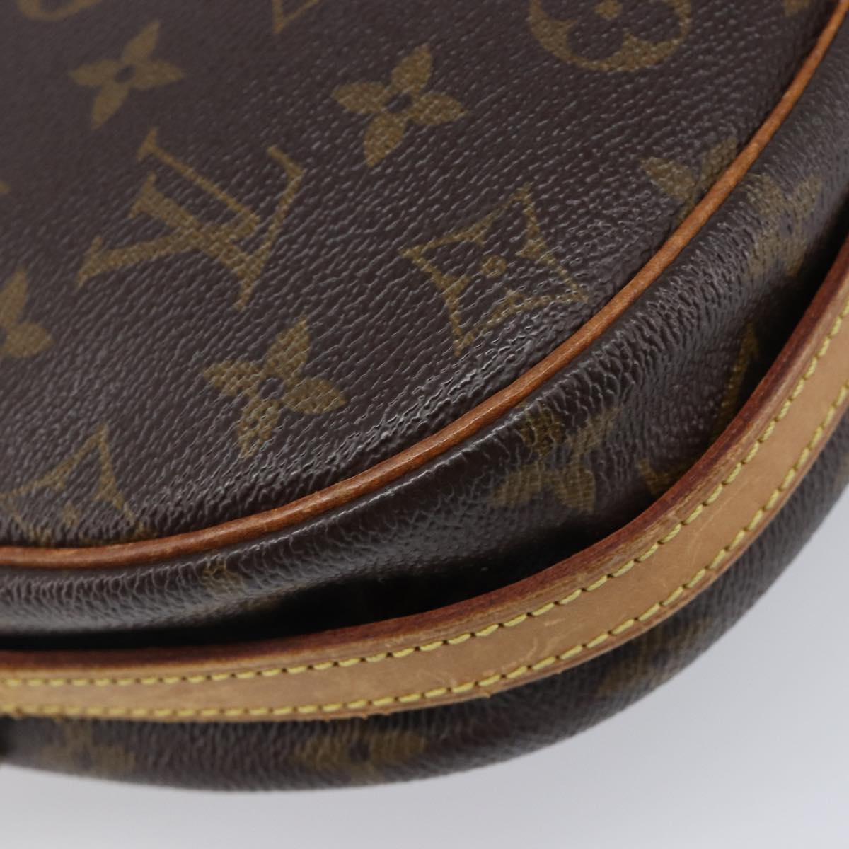 LOUIS VUITTON Monogram Jeune Fille MM Shoulder Bag M51226 LV Auth ar14230