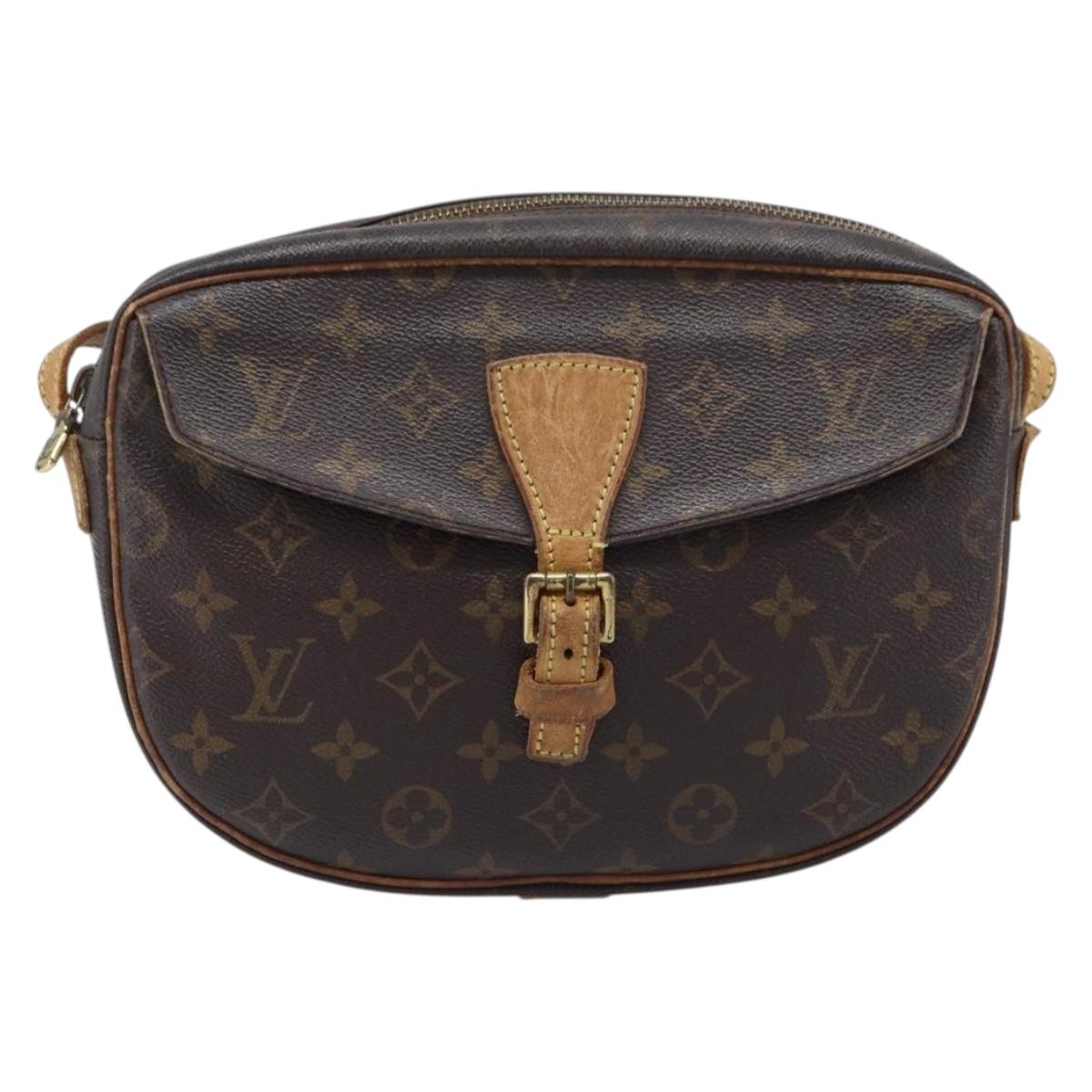 LOUIS VUITTON Monogram Jeune Fille MM Shoulder Bag M51226 LV Auth ar14230