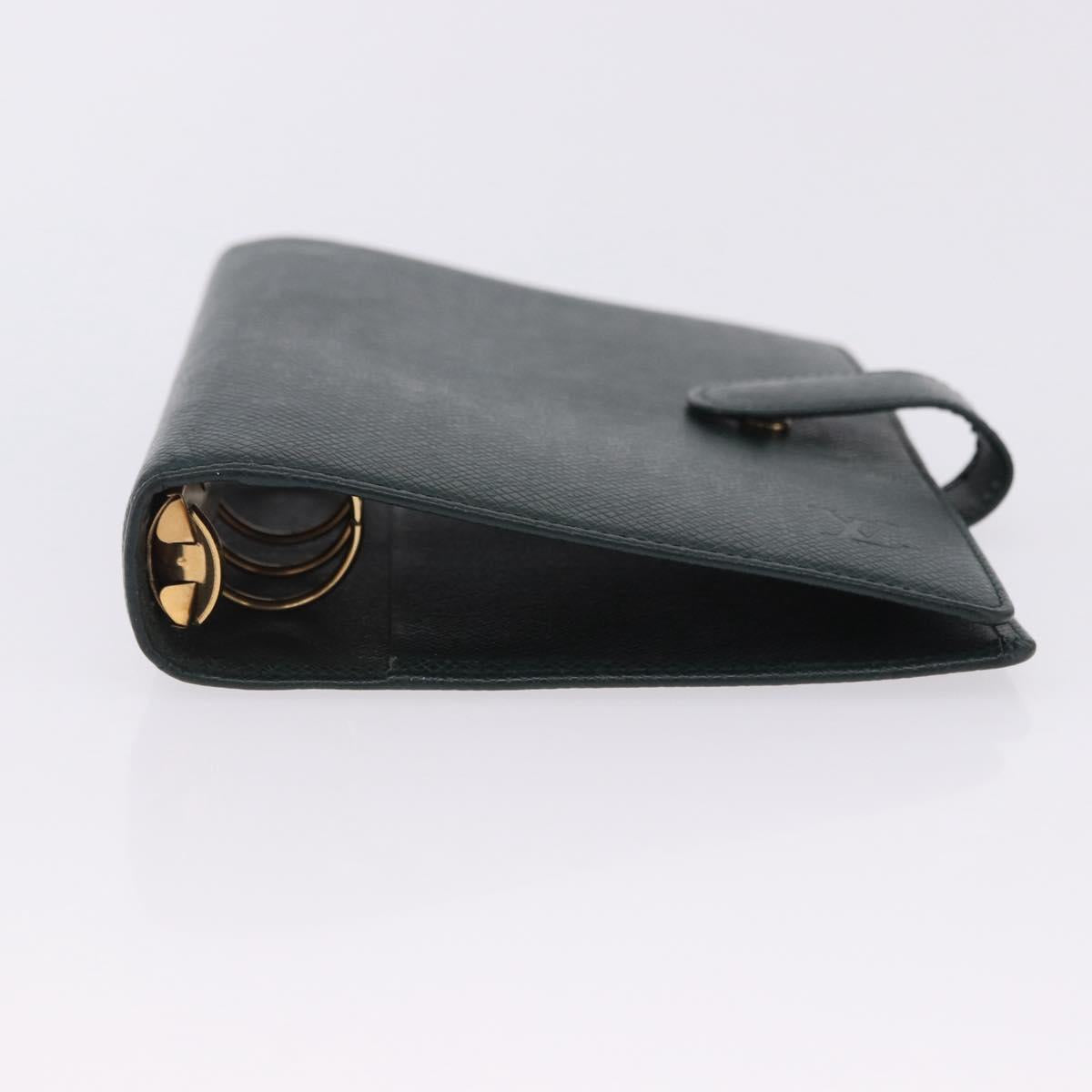 LOUIS VUITTON Taiga Agenda MM Day Planner Cover Epicea R20403 LV Auth ar14231
