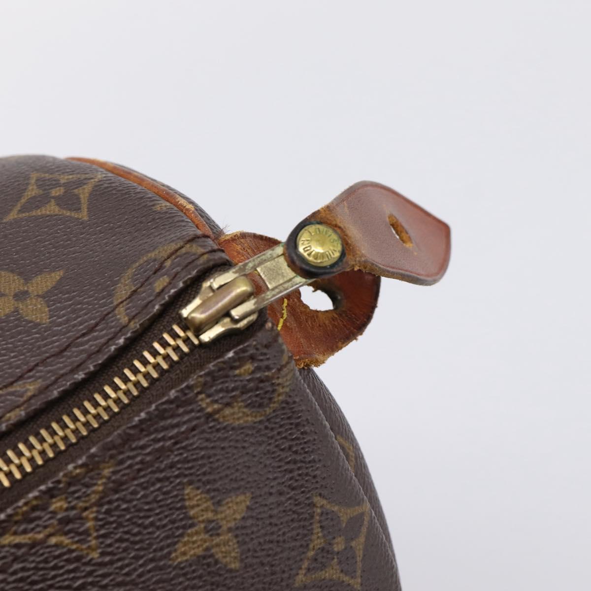 LOUIS VUITTON Monogram Speedy 35 Hand Bag M41524 LV Auth ar14247