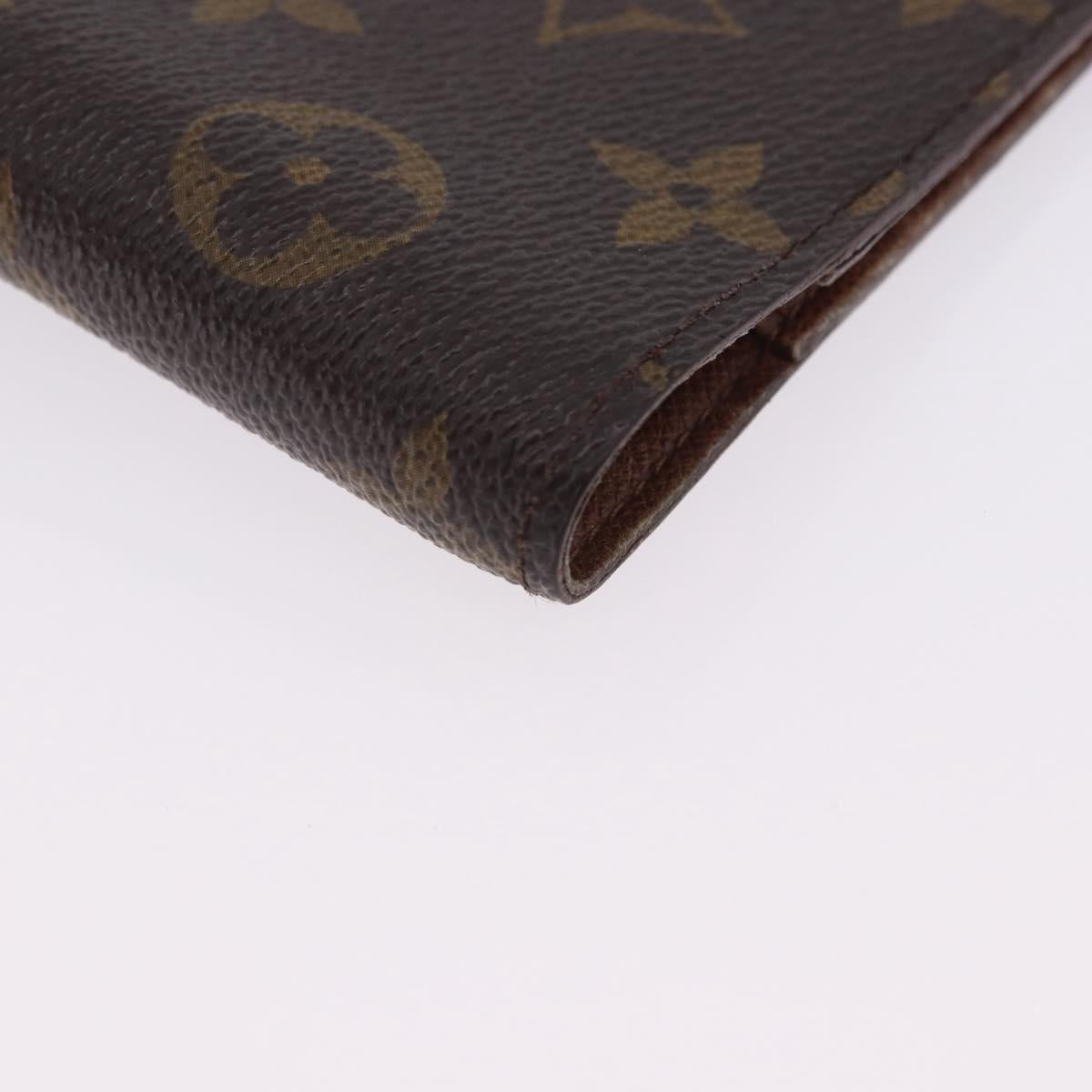 LOUIS VUITTON Monogram Agenda PM Day Planner Cover R20005 LV Auth ar14249