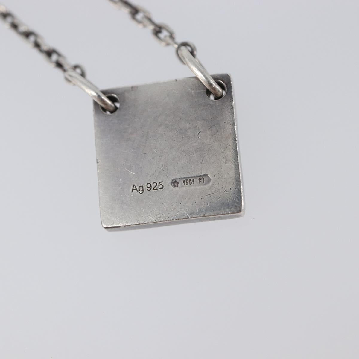 GUCCI Necklace Ag925 Silver Auth ar14263