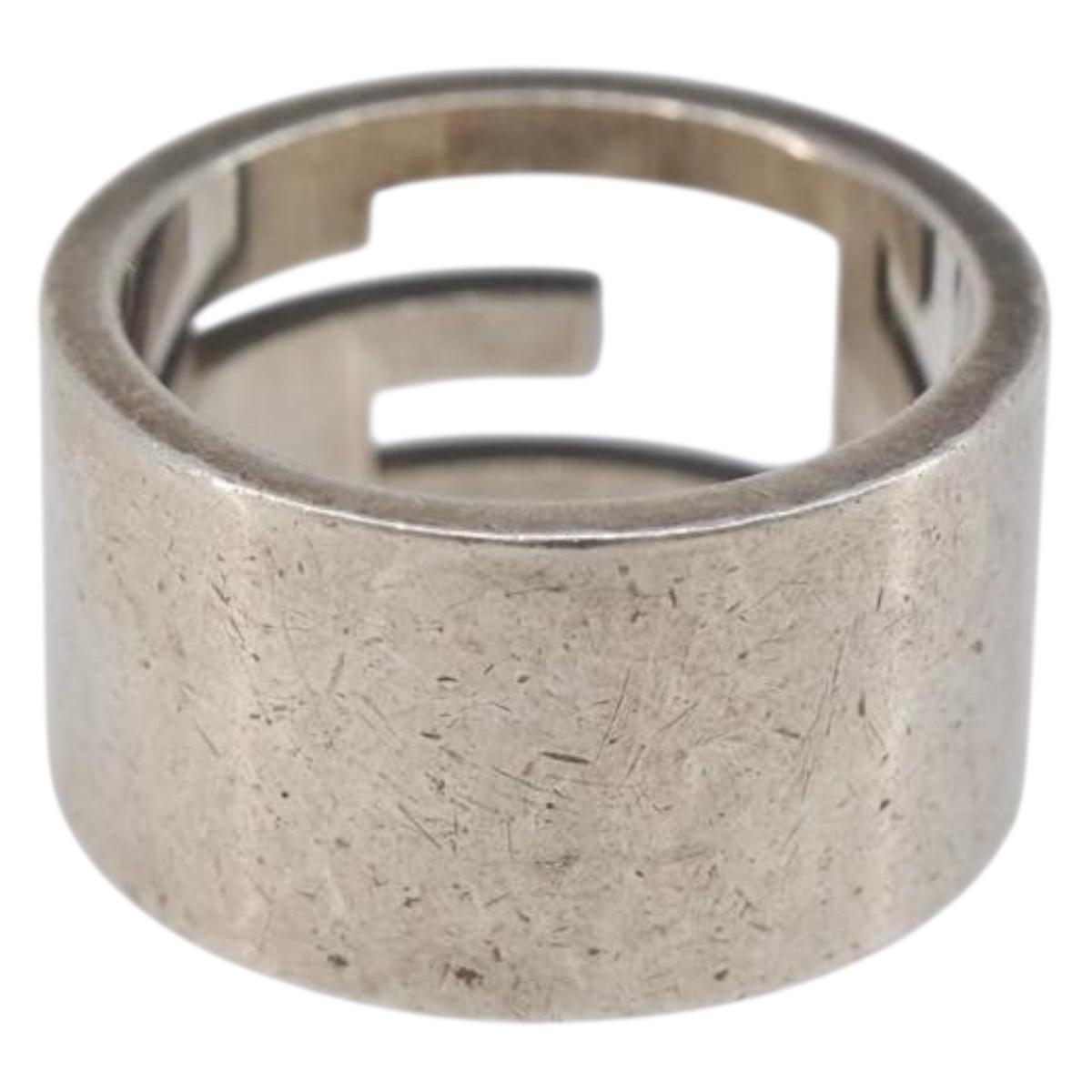 GUCCI Ring Ag925 Silver Auth ar14264
