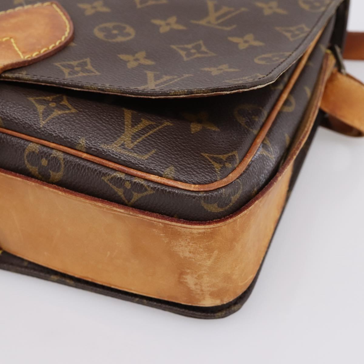 LOUIS VUITTON Monogram Cartouchiere GM Shoulder Bag M51252 LV Auth ar14279