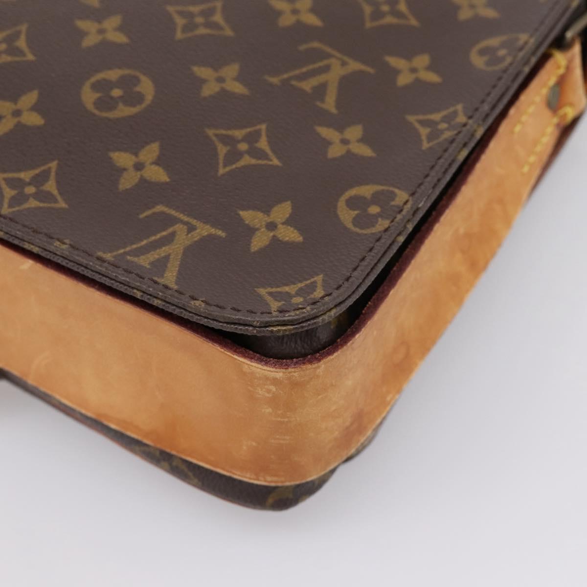 LOUIS VUITTON Monogram Cartouchiere GM Shoulder Bag M51252 LV Auth ar14279