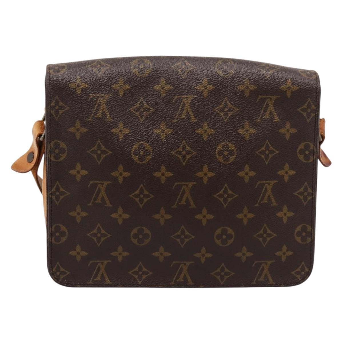LOUIS VUITTON Monogram Cartouchiere GM Shoulder Bag M51252 LV Auth ar14279