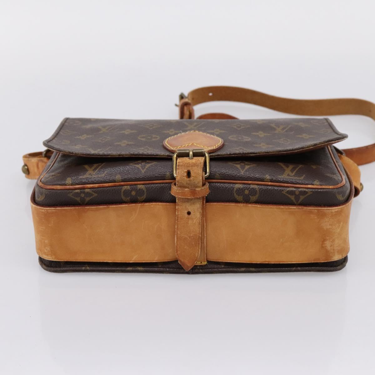 LOUIS VUITTON Monogram Cartouchiere GM Shoulder Bag M51252 LV Auth ar14279