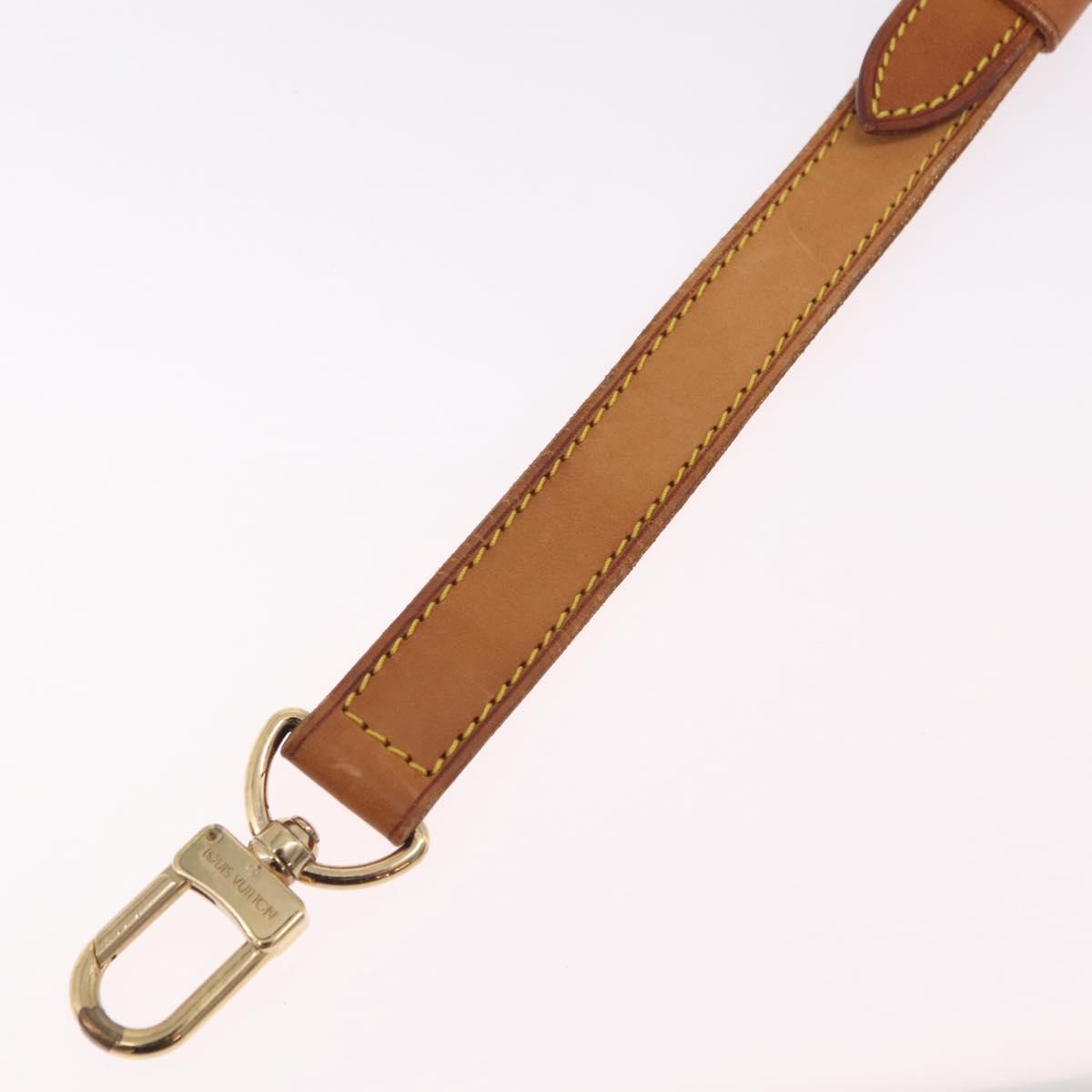 LOUIS VUITTON Adjustable Shoulder Strap 35.8""-42.9"" Beige LV Auth ar14286