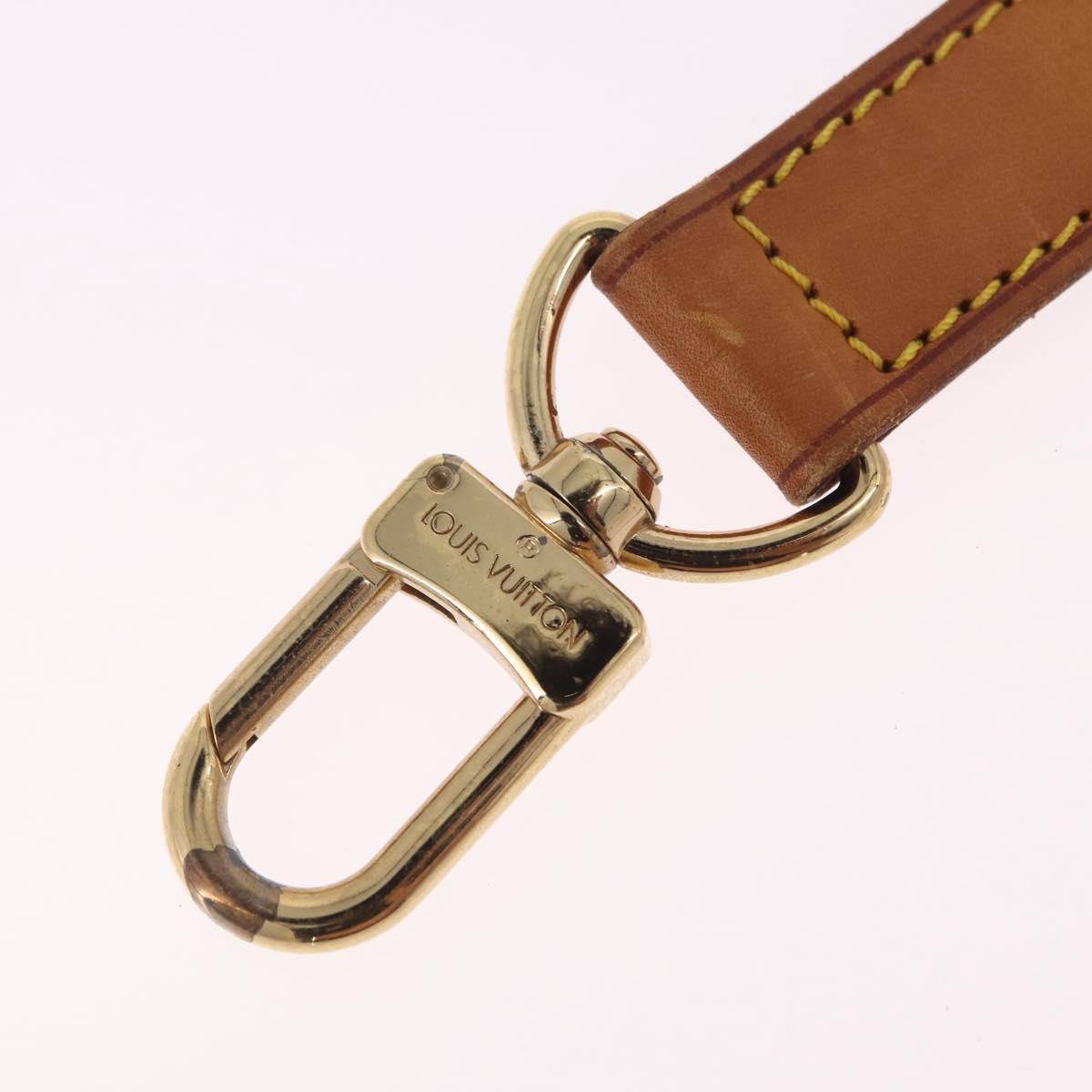 LOUIS VUITTON Adjustable Shoulder Strap 35.8""-42.9"" Beige LV Auth ar14286